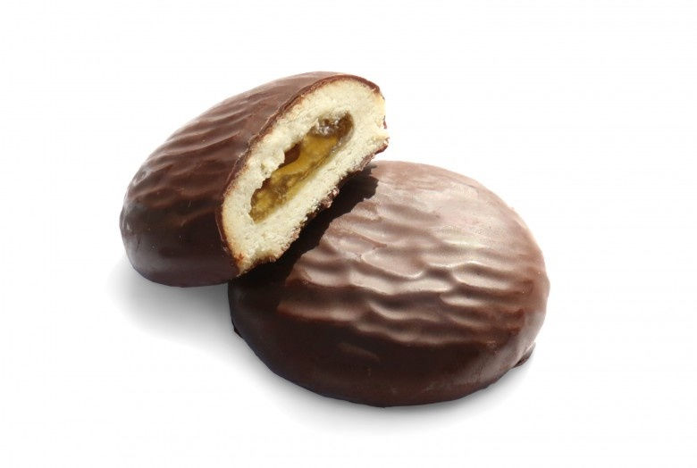 Biscuit chocolat coeur Orange en VRAC 